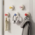 Lior Marino - Rotating Vacuum Suction Wall Hook (Pack of 4)
