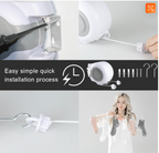 Lior Marino - Wall Mount Retractable Double Clothing Line