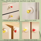 Lior Marino - Rotating Vacuum Suction Wall Hook (Pack of 4)