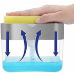 Lior Marino  2-in-1 Smart Kitchen Liquid Soap Dispenser with Sponge Holder